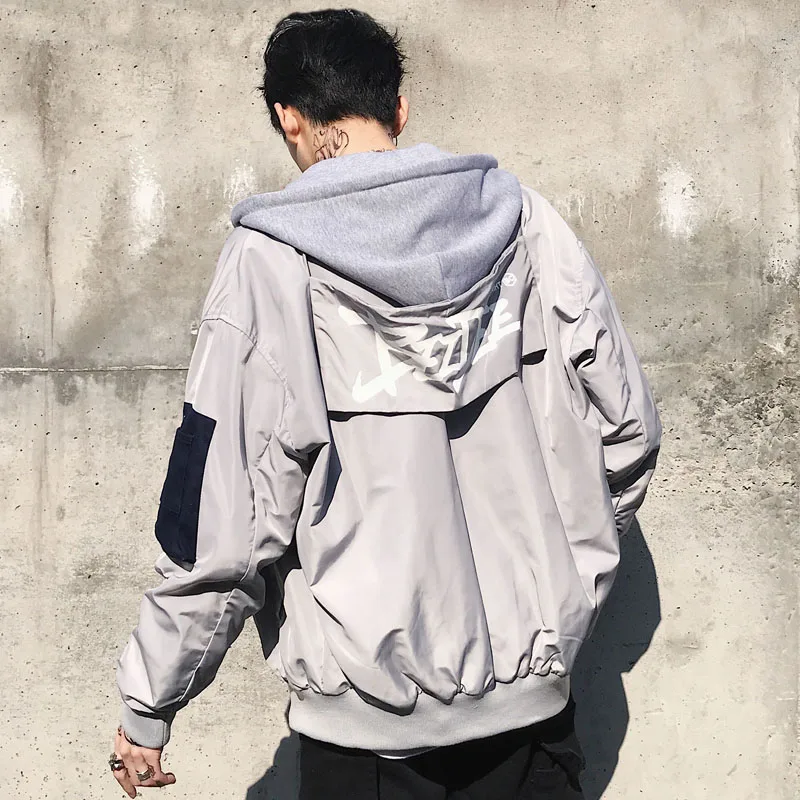 Long Sleeve Jacket Men Casual Hooded Patchwork Hoodies Jackets Men Korean Streetwear Hip Hop Jacket Swag Punk Rave Clothes 5J26 Long Sleeve Jacket Men Casual Hooded Patchwork Hoodies Jackets Men Korean Streetwear Hip Hop Jacket Swag Punk Rave Clothes 5J26