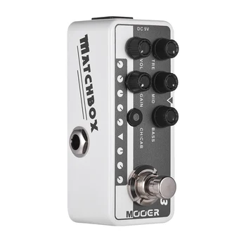 

Mooer MICRO PREAMP Series 013 MATCHBOX American Style Digital Preamp Preamplifier Guitar Effect Pedal Dual Channels 3-Band EQ