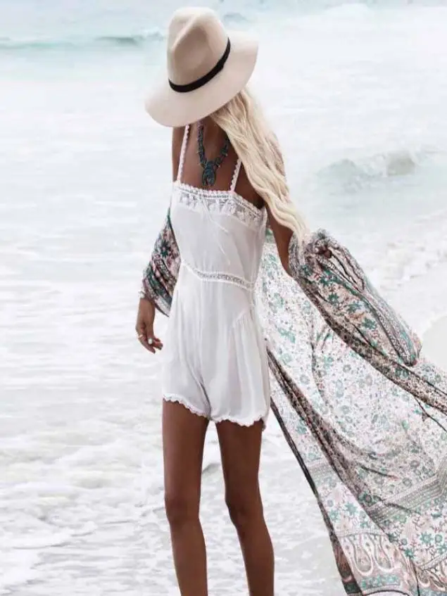 Womail Women Floral Print Chiffon Loose Shawl Kimono Cardigan Top Cover up Shirt Femmer Winter Warm Color Coats 18JULY31 Coats