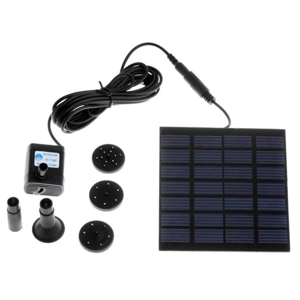 

Panel Pond Pool Water Pump Garden Solar Power Garden Fountain Plants Watering