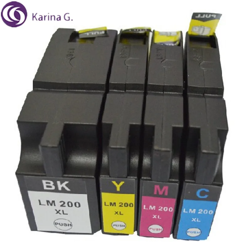 Совместим с Lexmark 200XL LM200 LM 200 чернильный картридж подходит для OfficeEdge Pro4000c Pro4000 Pro5500