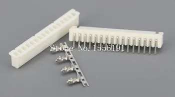 

10 Sets/Kit XH2.54-16P 16Pin Curved needle spacing 2.54mm connectors Male and Female Plug + terminals