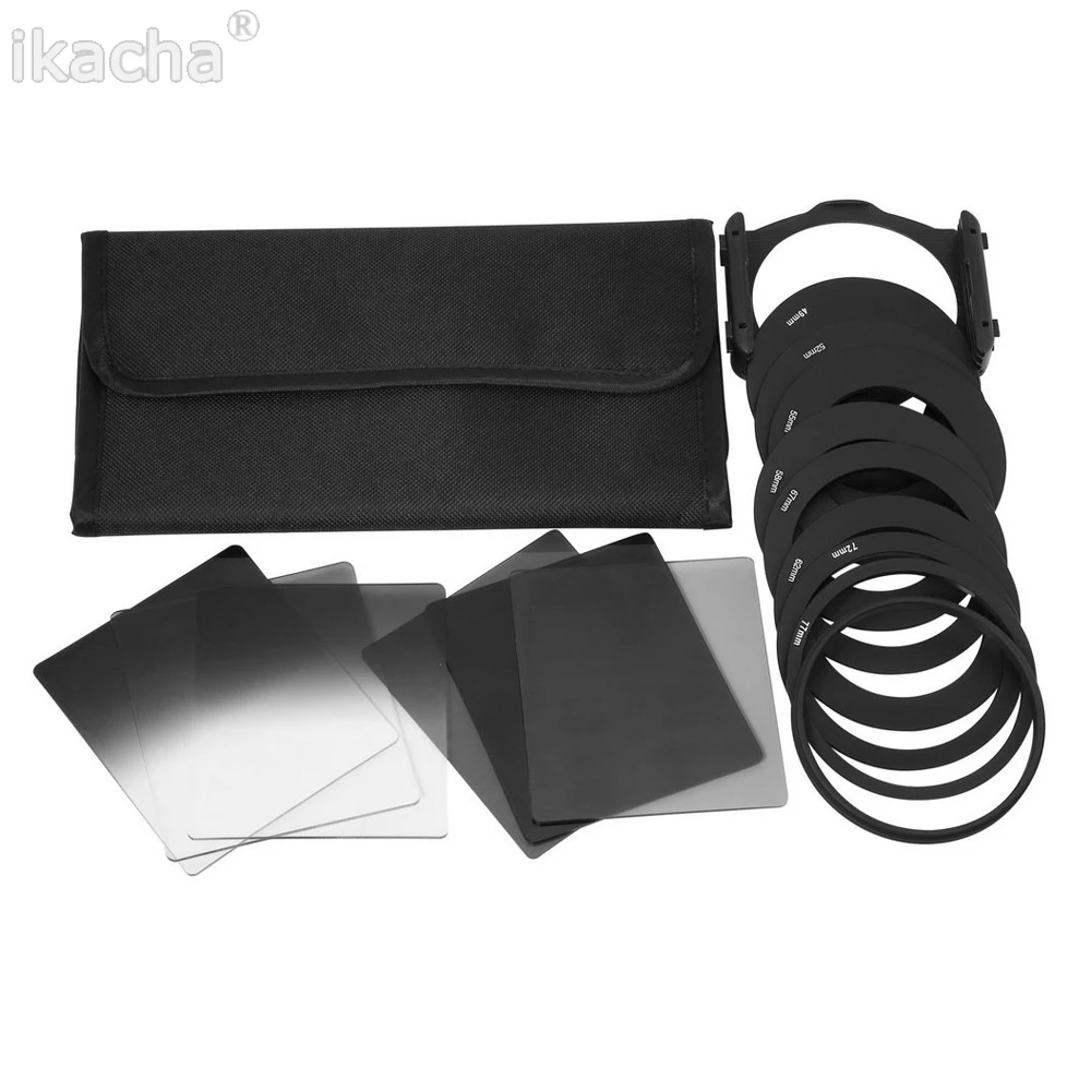 17 in 1 Digital Camera Lens Gradual ND Filter Set