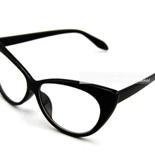 Aevogue! Модные Простые Стеклянные очки винтажные кошачий глаз моделирование стекло es Женская оправа очки с прозрачными линзами стекло es DT0083