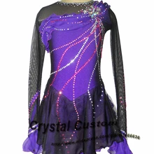 Лидер продаж, платье для фигурного катания для девочек, изящное Новое Брендовое платье для фигурного катания на льду для соревнований, DR3309