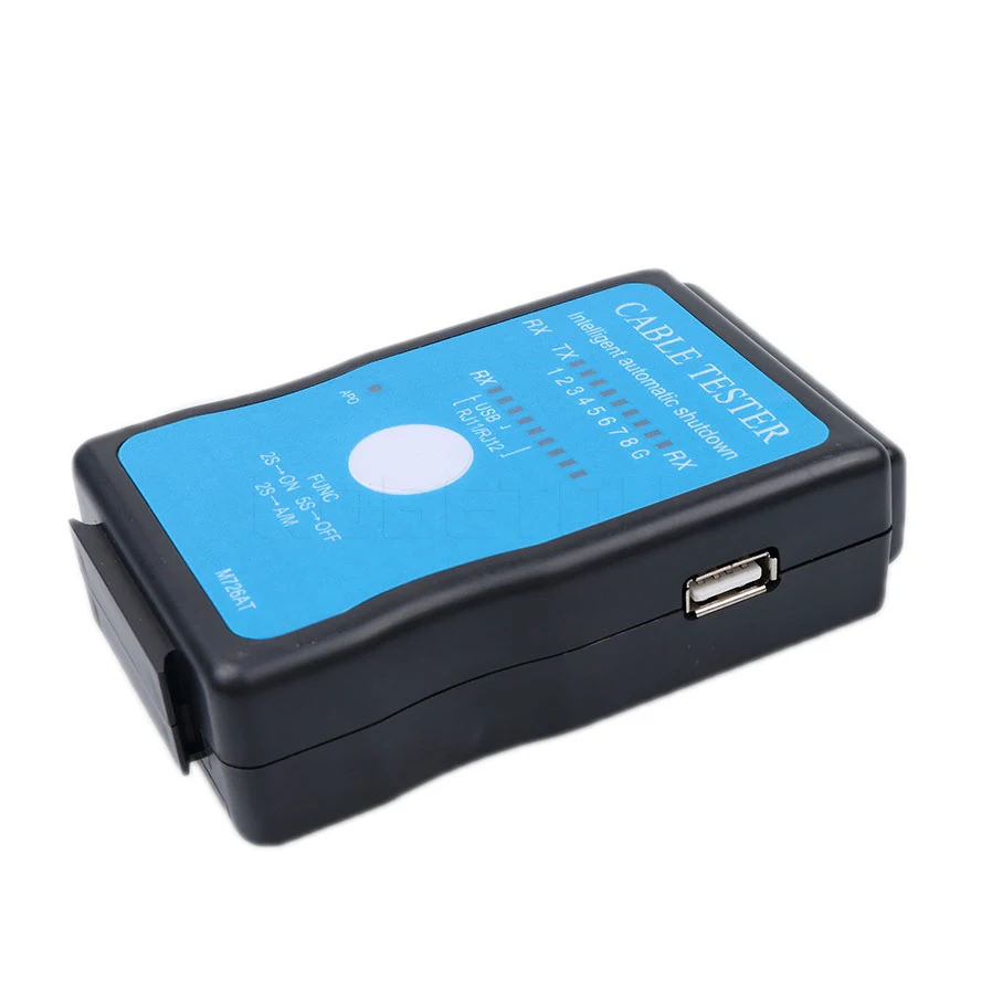 Кабельный тестер kebidumei для сетевых кабелей RJ45 RJ11 RJ12 Ethernet CAT5 CAT5e сетевой инструмент