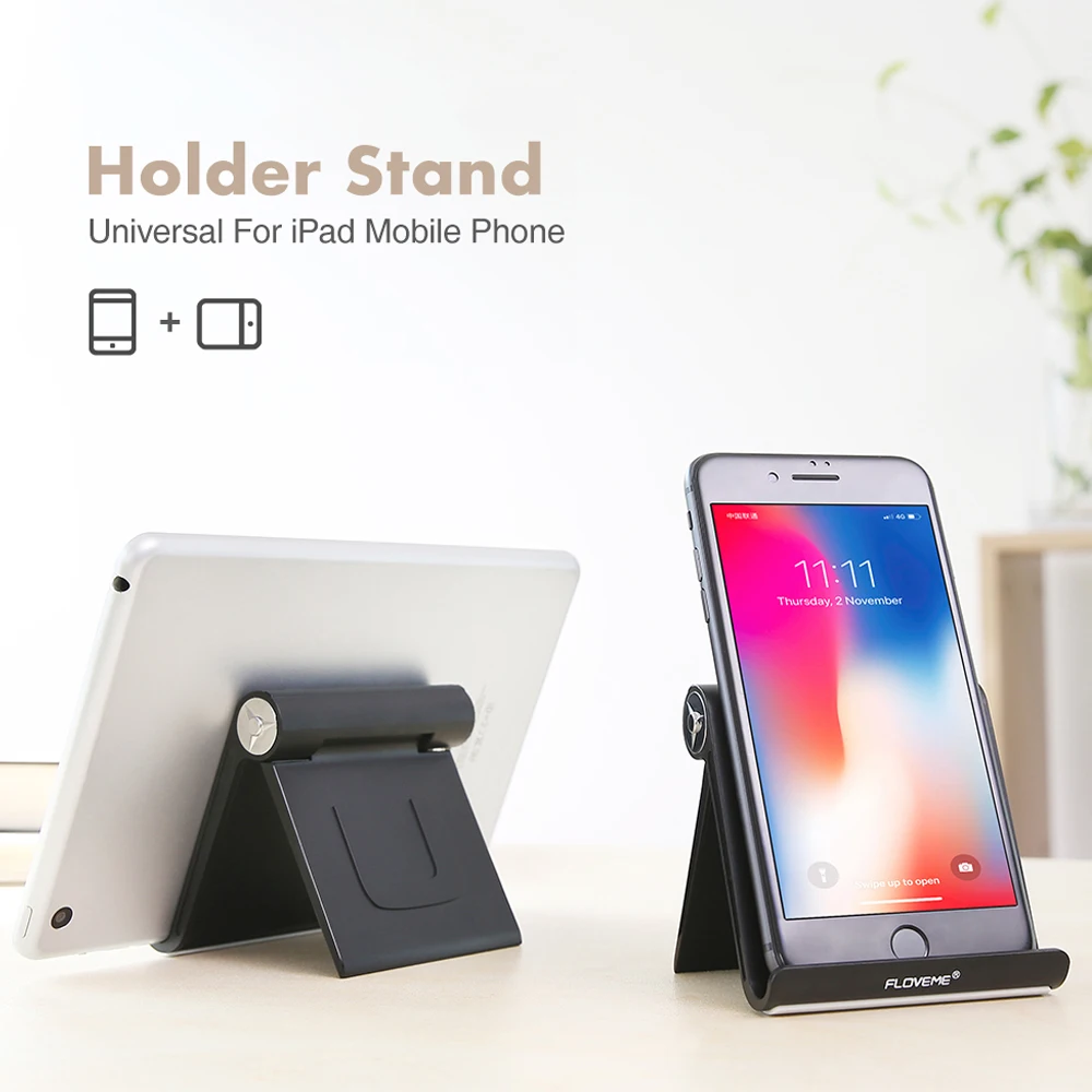 FLOVEME Настольный держатель для телефона Подставка iPhone X XS MAX Samsung Xiaomi подставка iPad Pro