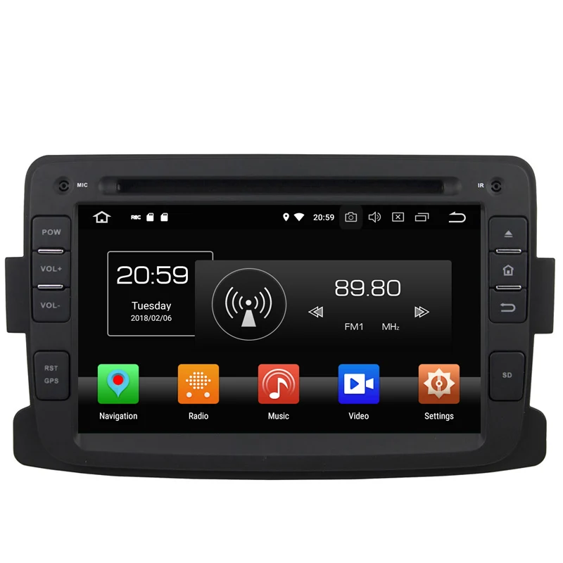 NaviTopia 4G ram 64G rom 8 Core автомобильный gps-навигатор для Renault Duster 2012-2013 радиоприемник