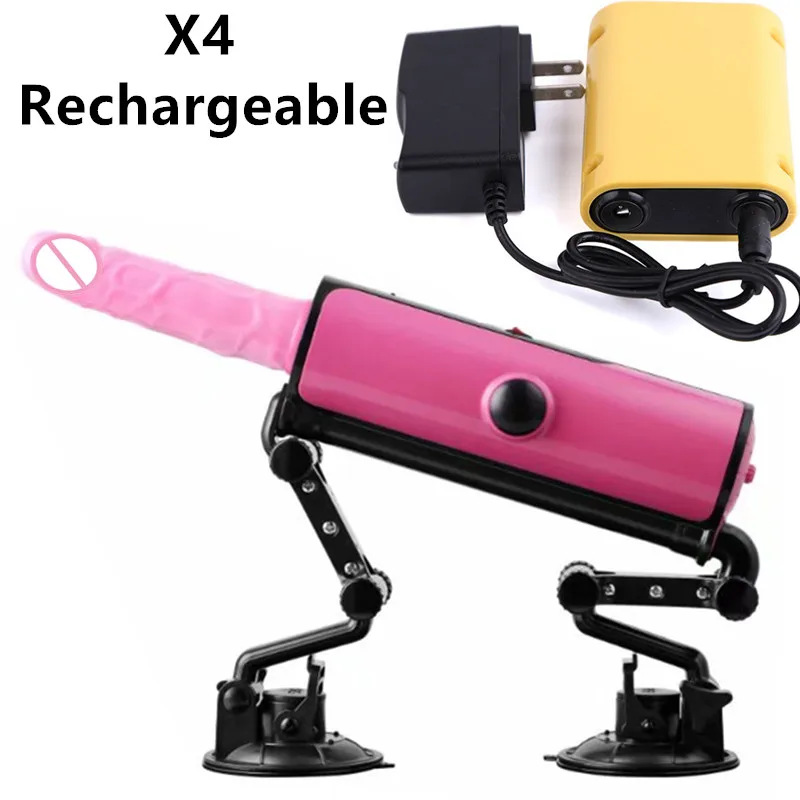 Pink Sex Machine Automatic Thrusting Massage Love Machines Clitoral Stimulator Wireless Remote Cont
