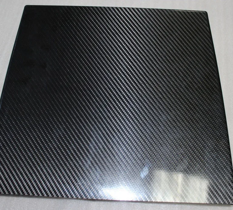 400mm*500mm*1.5mm carbon fiber and fiberglass hybrid sheet with 3k