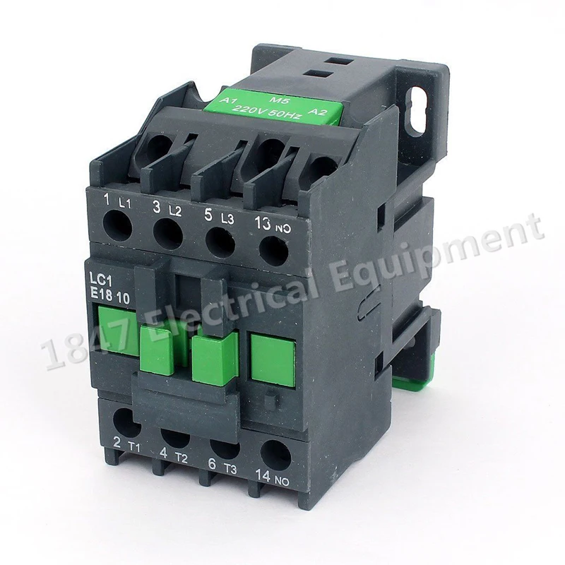 Lc1e1810 1 pcs 새로운 ac 접촉기 모터 스타터 릴레이 3 상 극 1no 24 v 코일 전압 LC1E 1810|ac ...