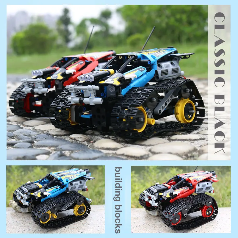 Двигатель мощность до Функция RC Гусеничный гонщик Электрический fit technic автомобиль 42065 скорость автомобиля строительный блок кирпичи модель ребенок подарок