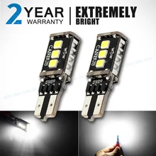 OGA 2 ШТ. Высокой Мощности SMD2835 T10 W5W Canbus Нет Ошибка 168 194 Автомобильные СВЕТОДИОДНЫЕ Габаритные Дверь Чтения Автомобильного номера Лампа