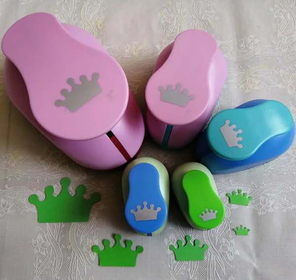 5pcs as shown 1,5 см-7,2 см Корона фигуры для творчества Дырокол детский ручной DIY дыропробиватель ошибка de скрапбукинга EVA пены удар бумаги - Цвет: 5pcs as shown