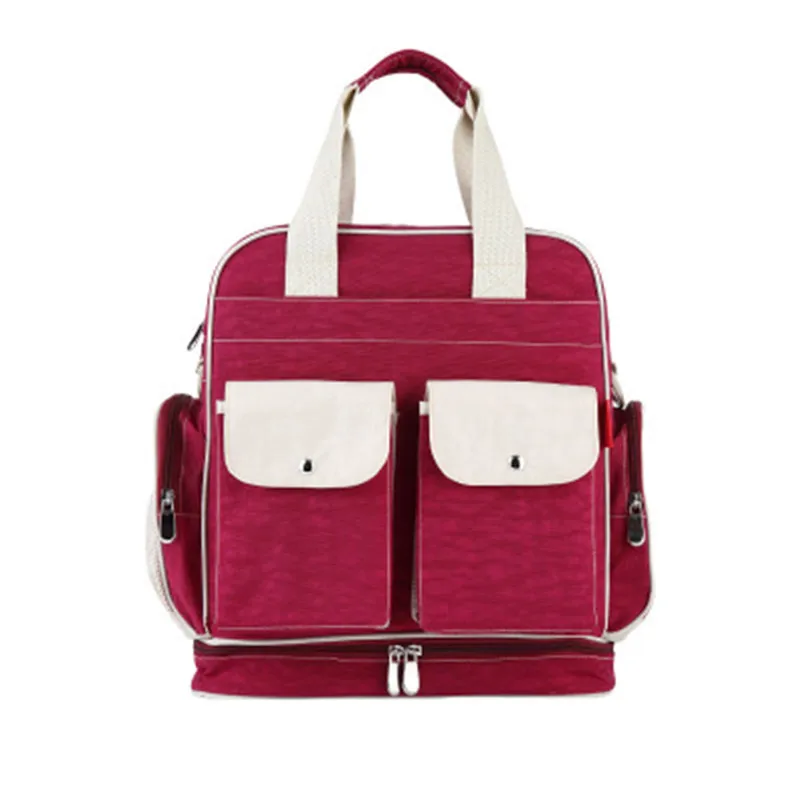 

Multi-function Large Capacity Single Shoulder Shoulder Mummy Bag Waterproof Nylon Maternal Out of The Backpack F65