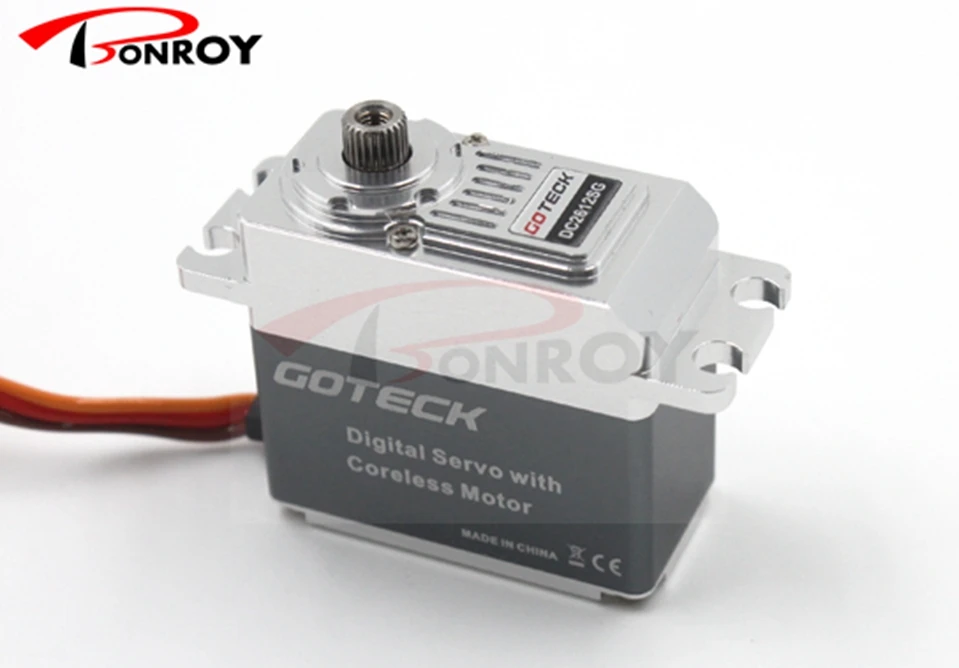 

Goteck standard digital coreless dc servo motor DC2612SG with 16/20kg-cm for Car model/fixed-wing aircraft/ helicopter/ Robot