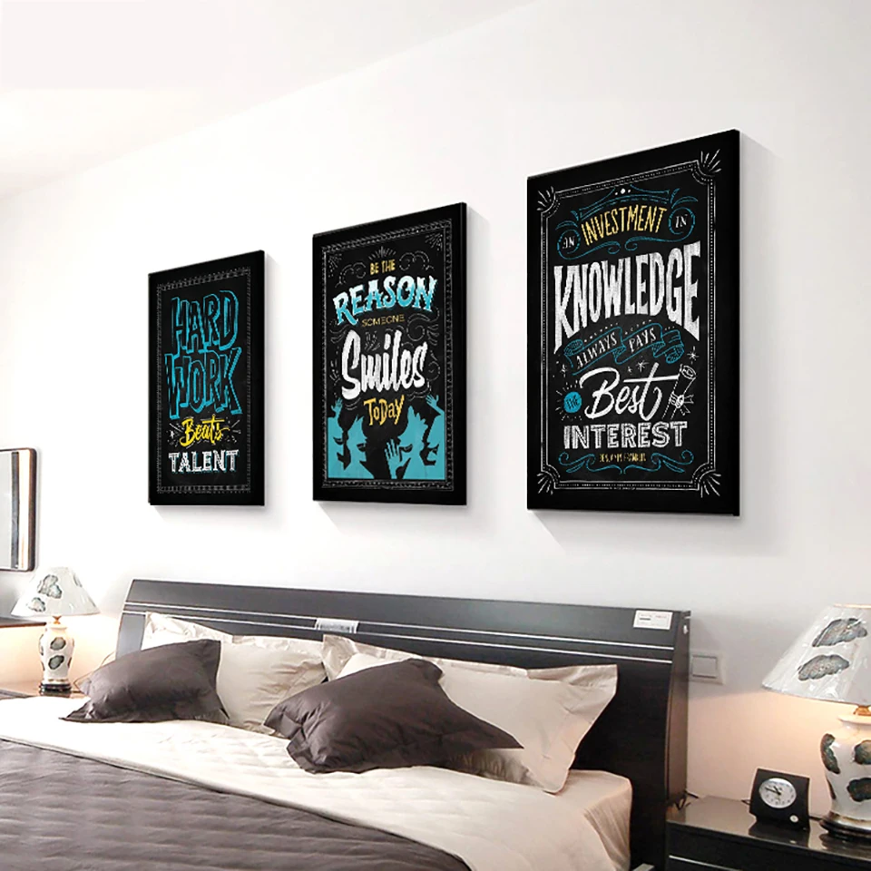 Nordic-Poster-Motivational-Inspiring-Quote-Black-Base-Wall-Pictures-Silk-Cloth-Fabric-Wall-Art-Print-For (3)