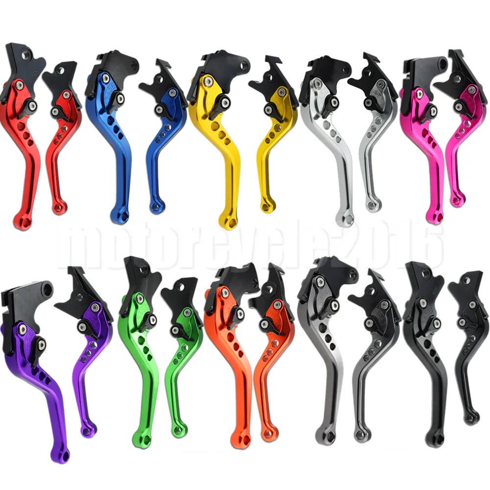 

FXCNC Adjustable Motorcycle Brake lever Clutch Lever For Yamaha Honda Kawasaki Suzuki Aprilia Hyosung Ducati Buell KTM BMW