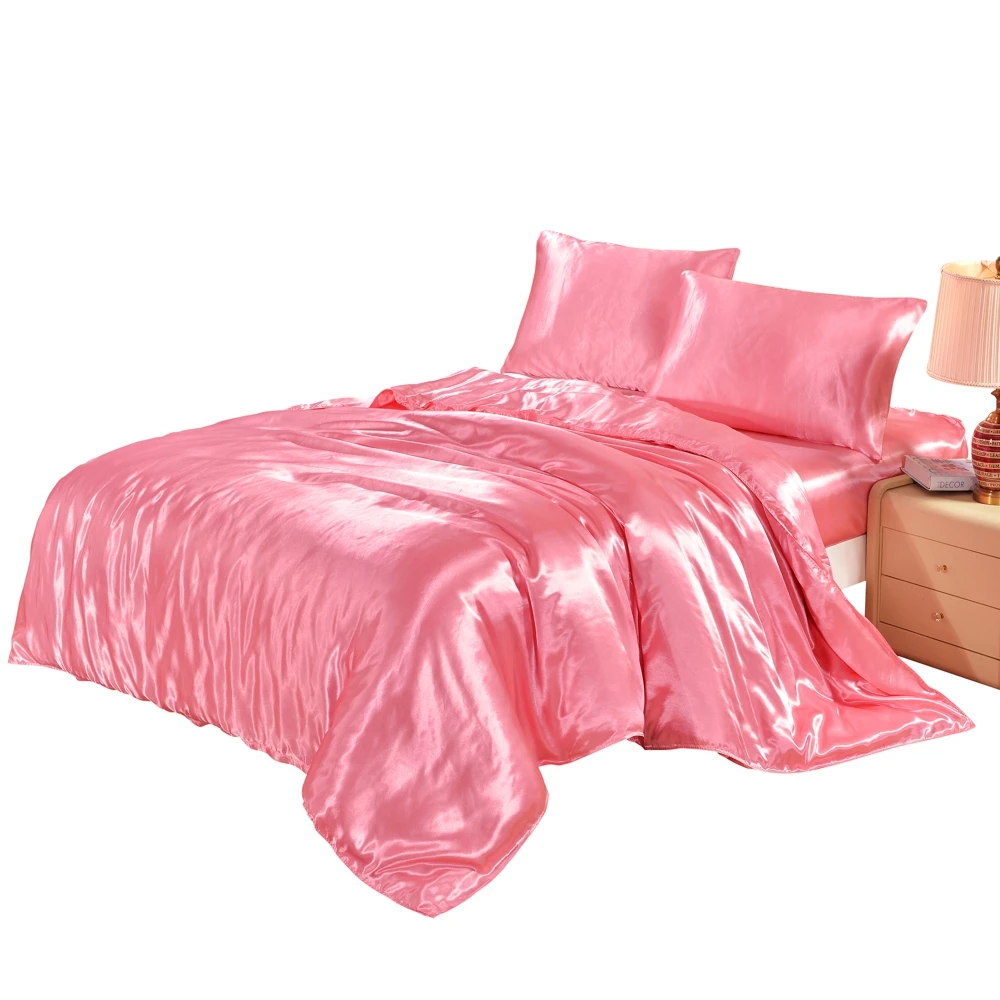 pillow uses cover 3/4PCS SET SET DUVET COVER SILK KISS SATIN BEDDING QUEEN pillow uses cover 3/4PCS SET SET DUVET COVER SILK KISS SATIN BEDDING QUEEN