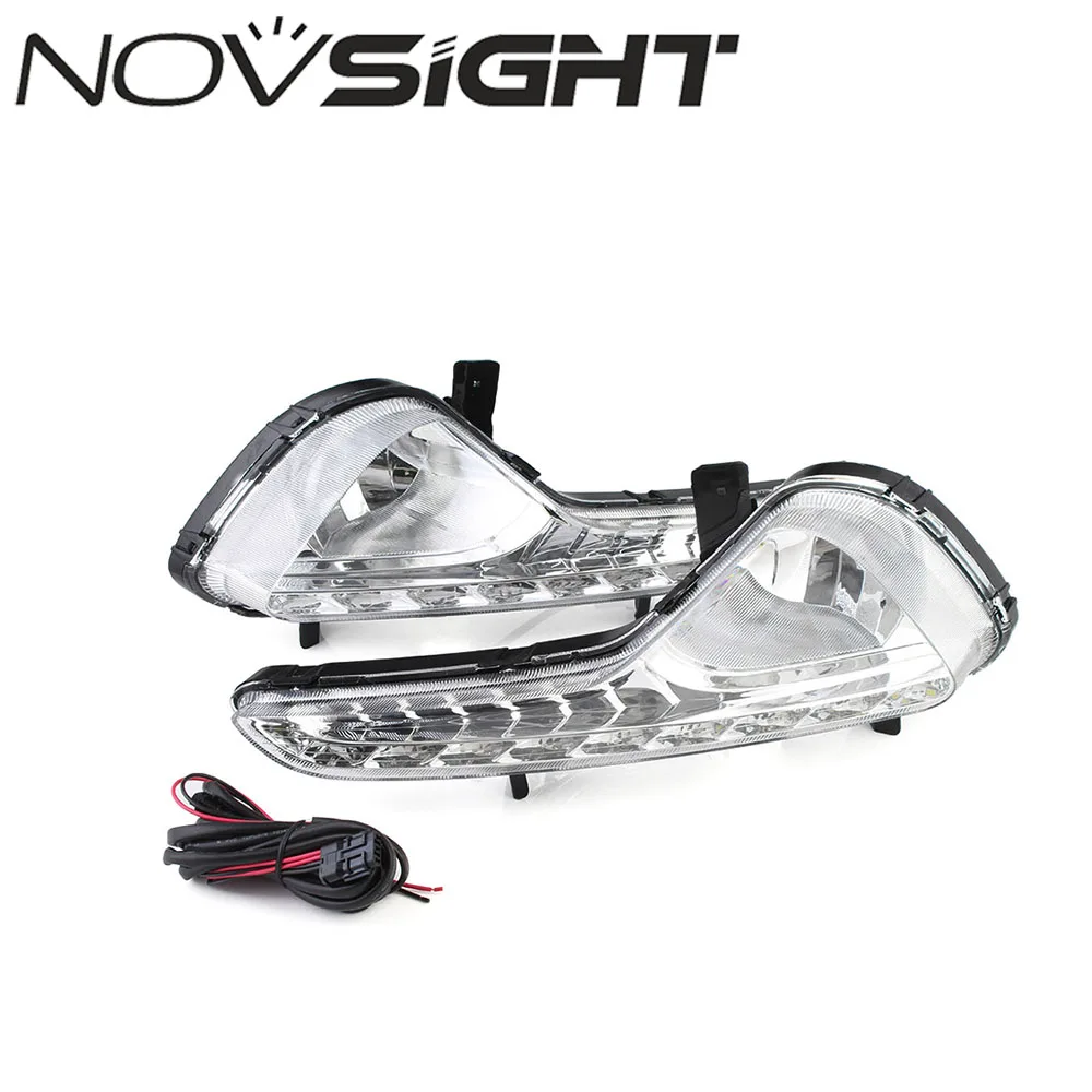 

NOVSIGHT Car LED Daylight DRL Daytime Running Light Driving Lamp For KIA Sportage R 2010-13 White Lights