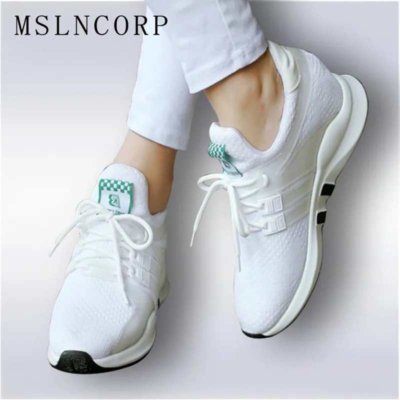 

Size 34-45 four seasons Women casual shoes fashion Mixed colors breathable Walking mesh lace up flat shoes sneakers tenis shoes