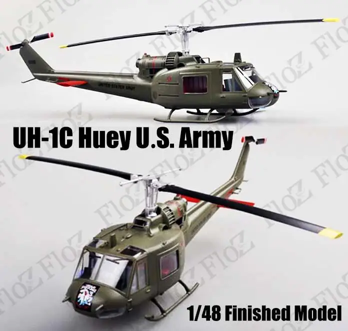 UH-1C Iroquois Huey армии США готовой 1/48 easy Model вертолет