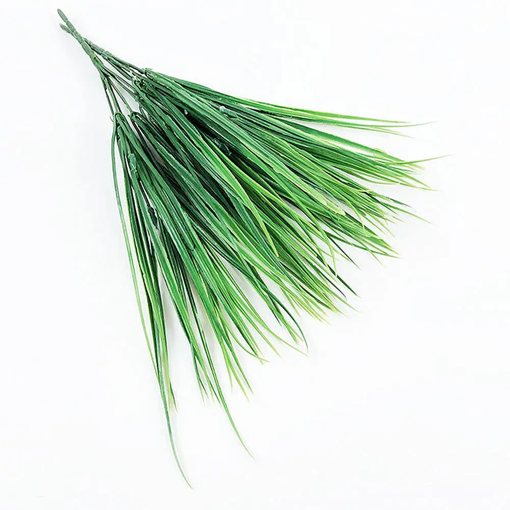 3 шт. искусственная Весенняя трава наружные растения пластиковая зелень 7 вилка пшеничная трава для бонсай цветок украшение дома