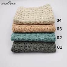 105*40 см эластичная вязаная пеленка Новорожденный Фотография реквизит Детские одеяла из искусственного волокна Свинг гамак пеленки женщин шаль