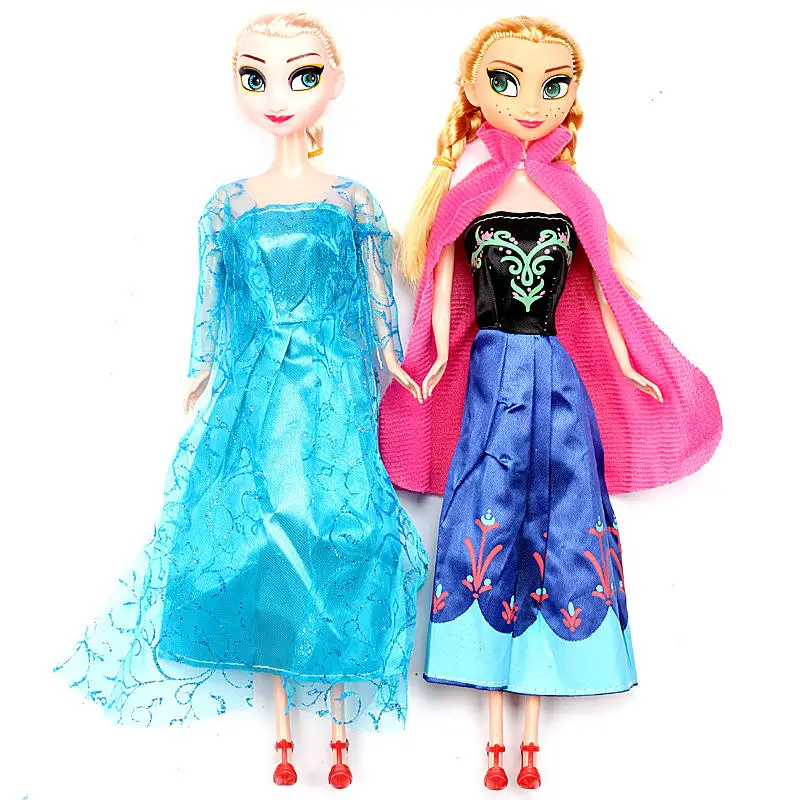 Frozen Cartoon Princess Doll Anna Elsa Dolls Snow Queen Children Girls Baby Toys Birthday Christmas Gifts toys For children