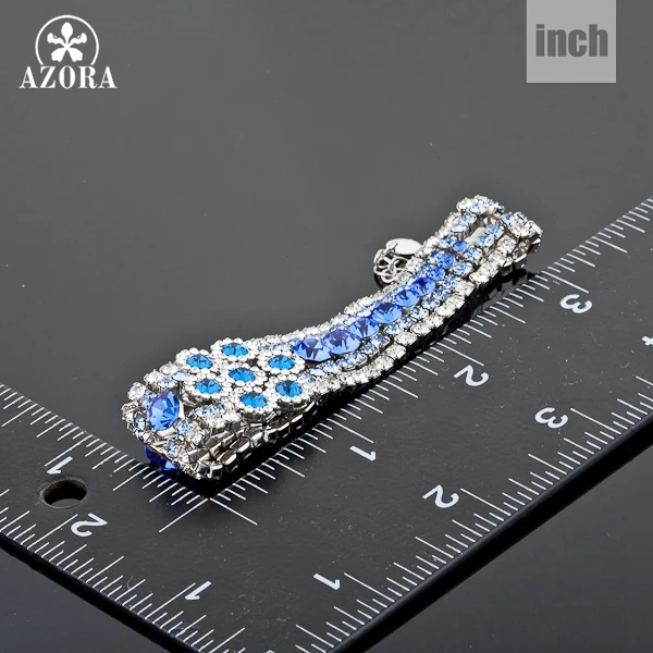Браслет с австрийскими кристаллами Stellux TS0014 цвет белое золото|a bracelet|bracelet