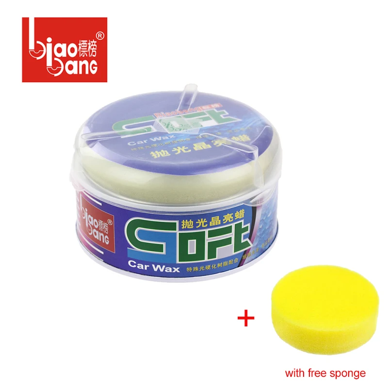 

Polishing Paste Wax for Car Polished Bright Waxcare Painting Waterproof Protective Car Paint Anti-aging With Free Sponge