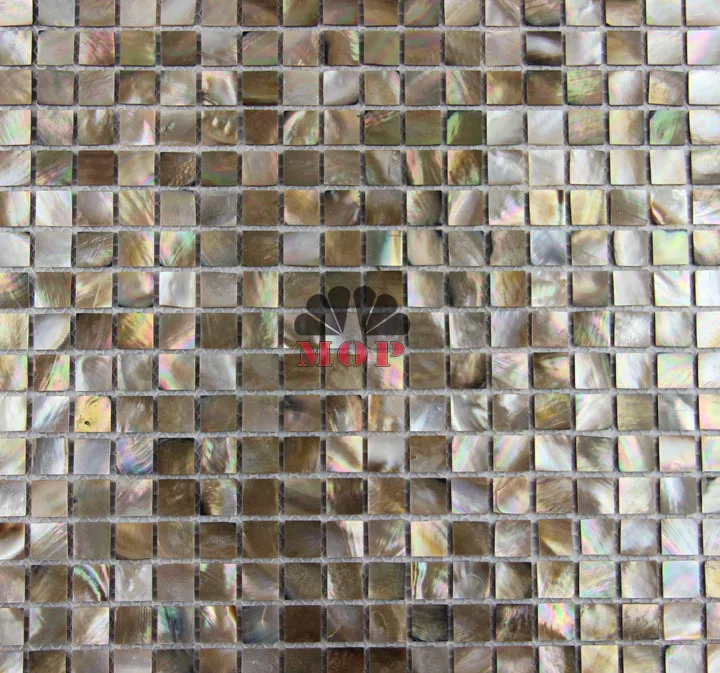 

hot sale MOP 15*15mm mixed color square indoor mosaic tiles home improvement free shipping