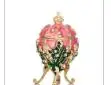 Fetcher бренд Металл Exqusite маленькое яйцо Faberge для украшения дома - Цвет: 1979-004-P