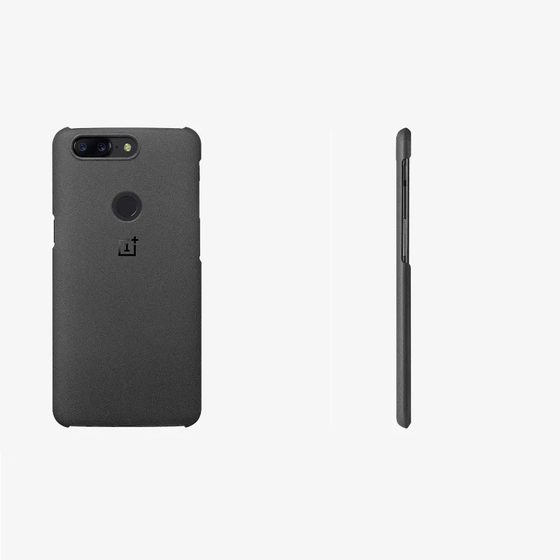 Оригинальный Oneplus 5T 6T 7T чехол Чехол бампер sandsone Karbon Ebony полное заднее покрытие