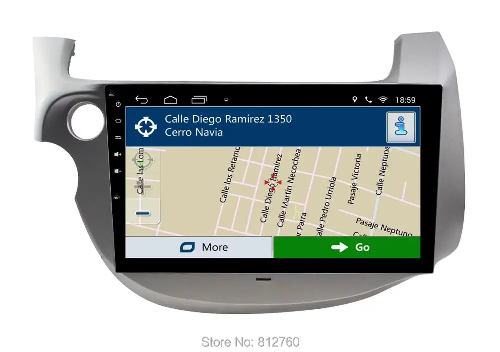 Perfect Nedehe 10.1" Android 8.0 Car DVD GPS for HONDA FIT JAZZ 2007 2008 2009 2010 2012 2013 car radio video player Capacitive screen 6
