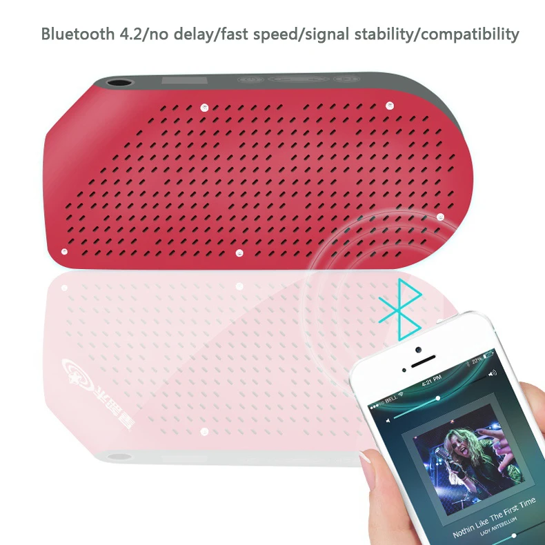 Беспроводной Bluetooth динамик 10 Вт Водонепроницаемый Колонка стерео сабвуфер Портативный