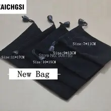 SZAICHGSI 1000 шт Черная ткань розничная упаковка текстильная сумка для USB кабель для наушников mp 3 4 и другие