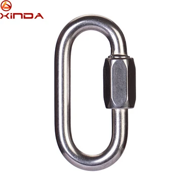 

XINDA 22KN Professional Stainless Steel O-Shape Screw Gates mountaineering Carabiner Main Lock Rock Climbing Safety Buckle