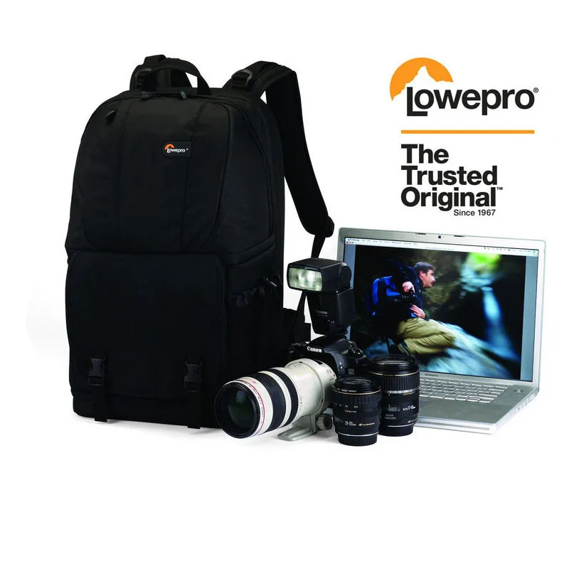  wholesale Genuine Lowepro Fastpack 350 Photo DSLR Camera Bag Digital SLR Backpack laptop 15.4
