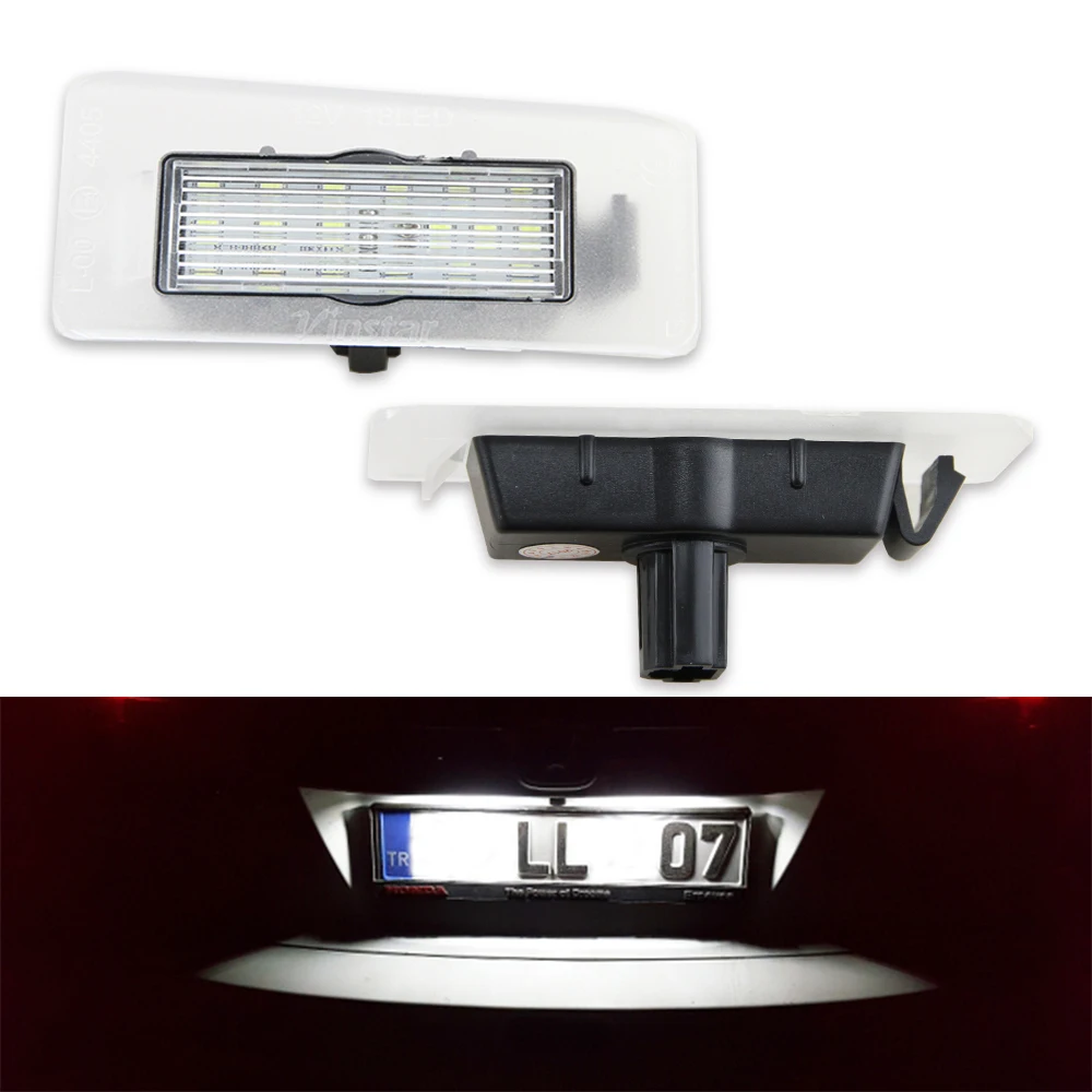 18SMD No Error Car Styling Led License Plate Light Tail Lamp 2x For Hyundai Avante Elantra