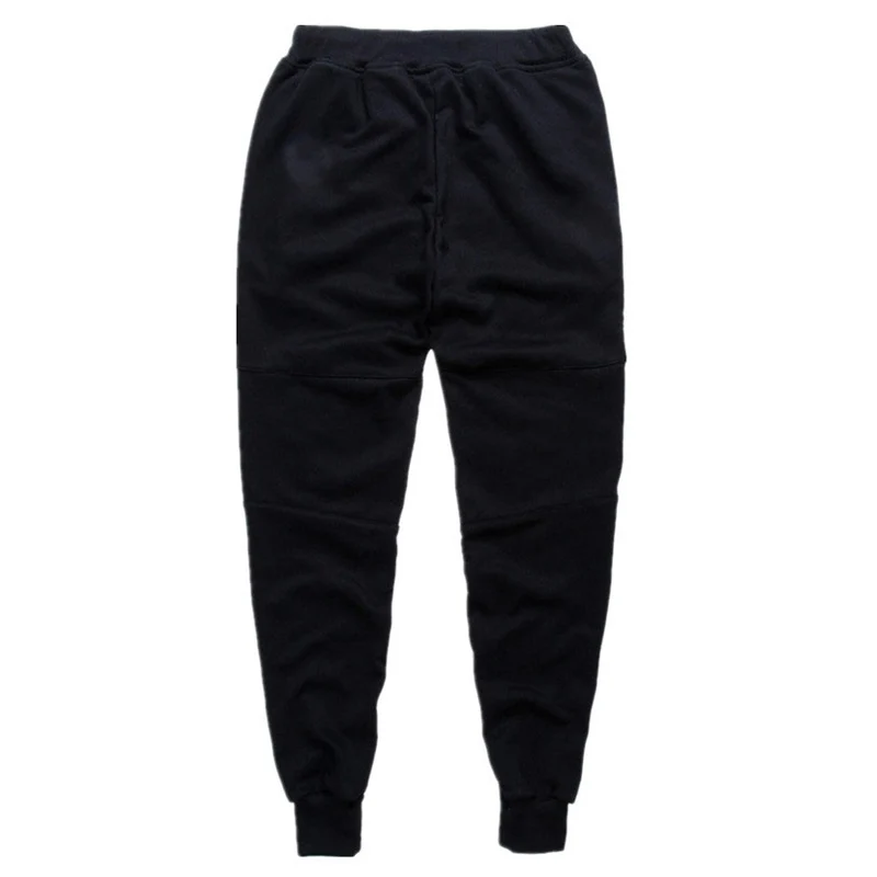 Высокая уличная штаны шаровары мужчин 2018 Мода джоггеры фитнес хлопковые брюки