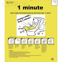 1PC Set Toilet Dredge Unclog Toilet Only 1 Minute Easy To Fix The Clogged Toilet With