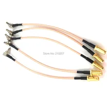 5 шт. RF помощью соединительного кабеля гнездо SMA CRC9 правый угол кабель RG316 коаксиального кабеля для 4G антенна
