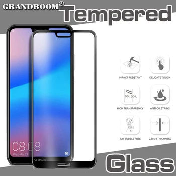 

1000pcs 9H Screen Protector Tempered Glass For Huawei P40 Lite P30 Mate 30 20 X Nova 7i 6 SE Y7P P SMART Printing Hard Edge Film