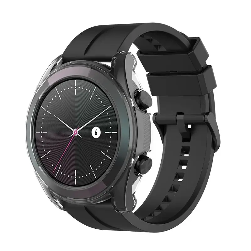 Тонкий защитный чехол из ТПУ с защитой от царапин для Huawei Watch GT 42 мм рамкой
