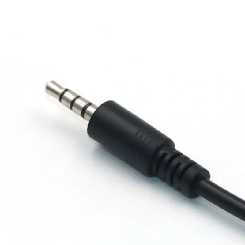 Автомобильный адаптер 1 шт. штекер Mp3 AUX аудио разъем USB 3 5 мм аудиокабель белый