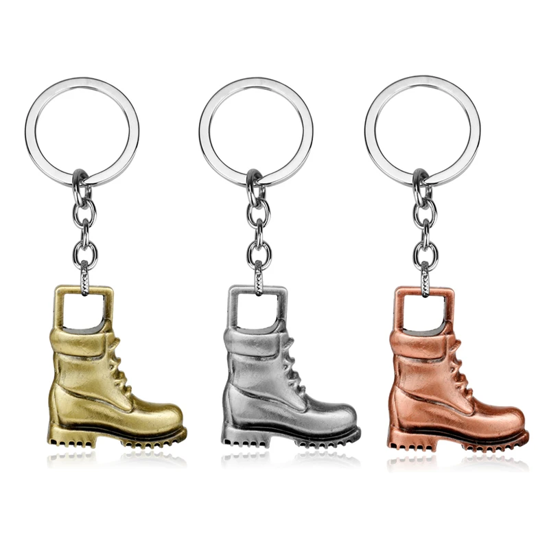MQCHUN Charms Alloy Cool Military Boots Pandent Keychain Charm Purse