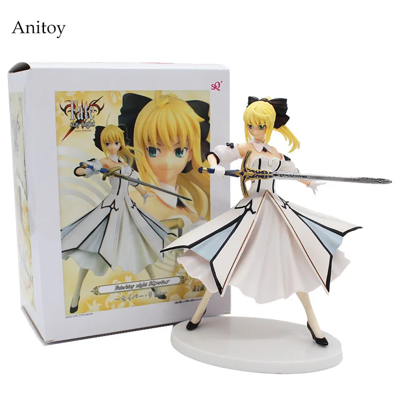 Fate Stay Night Saber белый костюм фигурка 1/8 Масштаб Окрашенные Ver. Лилия ПВХ фигурка коллекционная игрушка 18 см KT4084