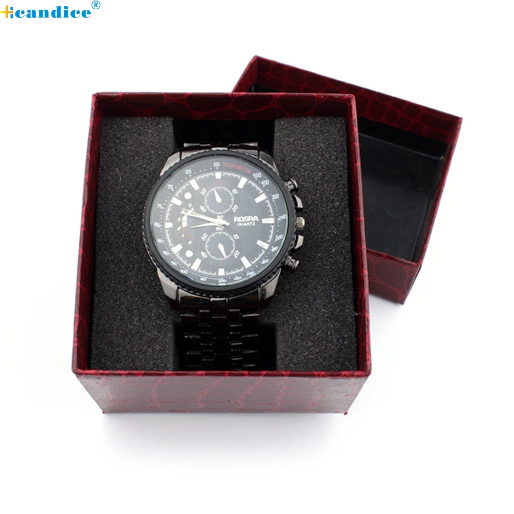 

Splendid Crocodile Durable Present Gift Box Case For Bracelet Bangle Jewelry Watch Box