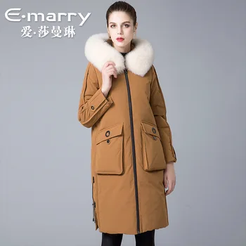 

The new winter 2018 women's clothing Fox collars wholesale 8841258 90 white duck down coats women coat